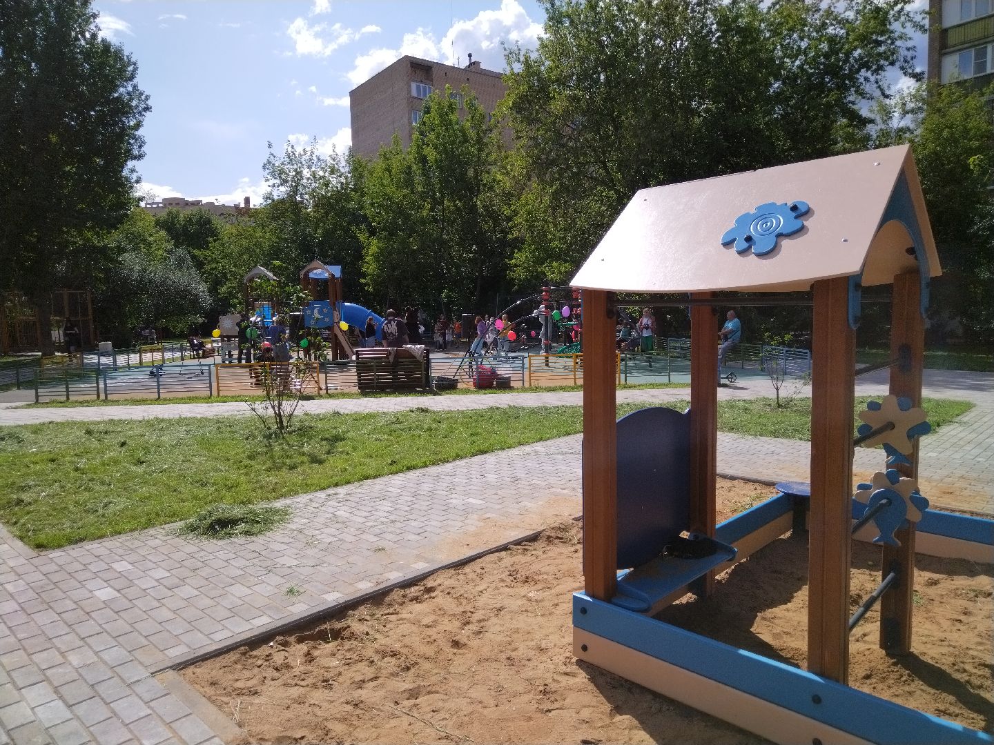 Детская площадка, губернаторская программа, Мытищи