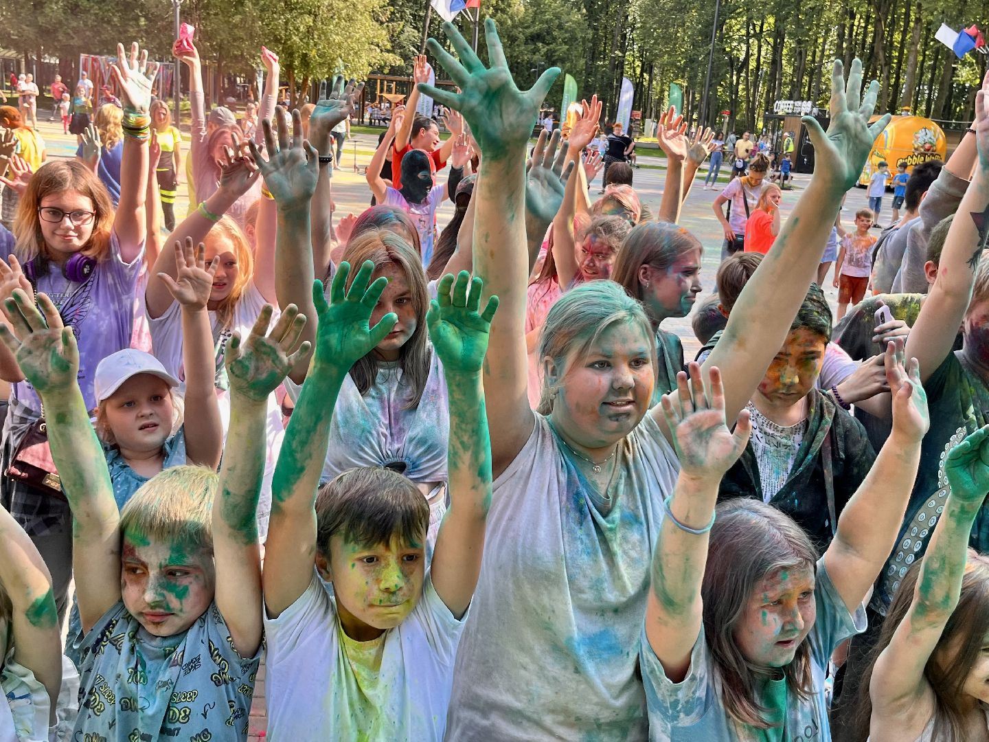 Наро-Фоминск, центральный парк, лето в Подмосковье, фестиваль