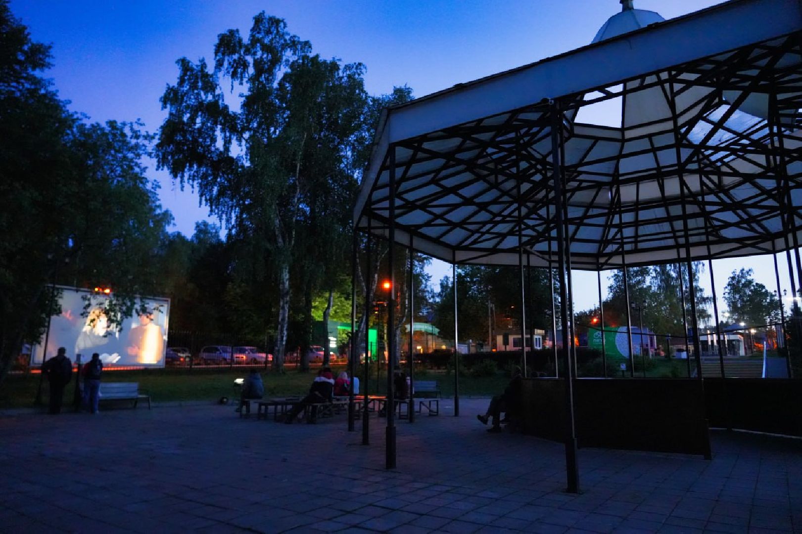 Сергиево-Посадский городской округ, Сергиев Посад, Фестиваль уличного кино, Культура, Парки, Кинопоказы, Лето в Подмосковье