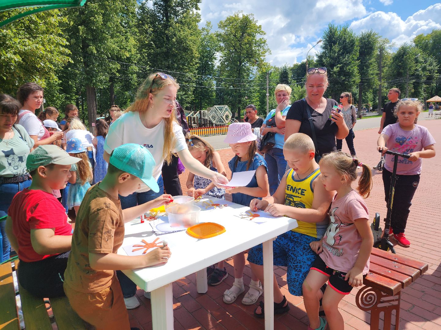 Павловский Посад, городской округ Павловский Посад, люди, праздник, парк, дети, образование, мастер-класс