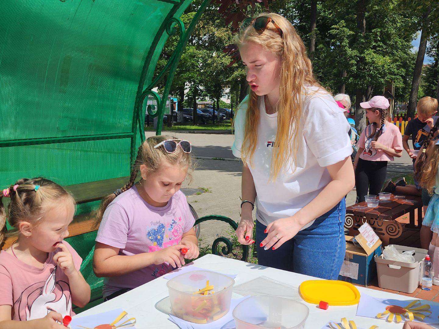 Павловский Посад, городской округ Павловский Посад, люди, праздник, парк, дети, образование, мастер-класс