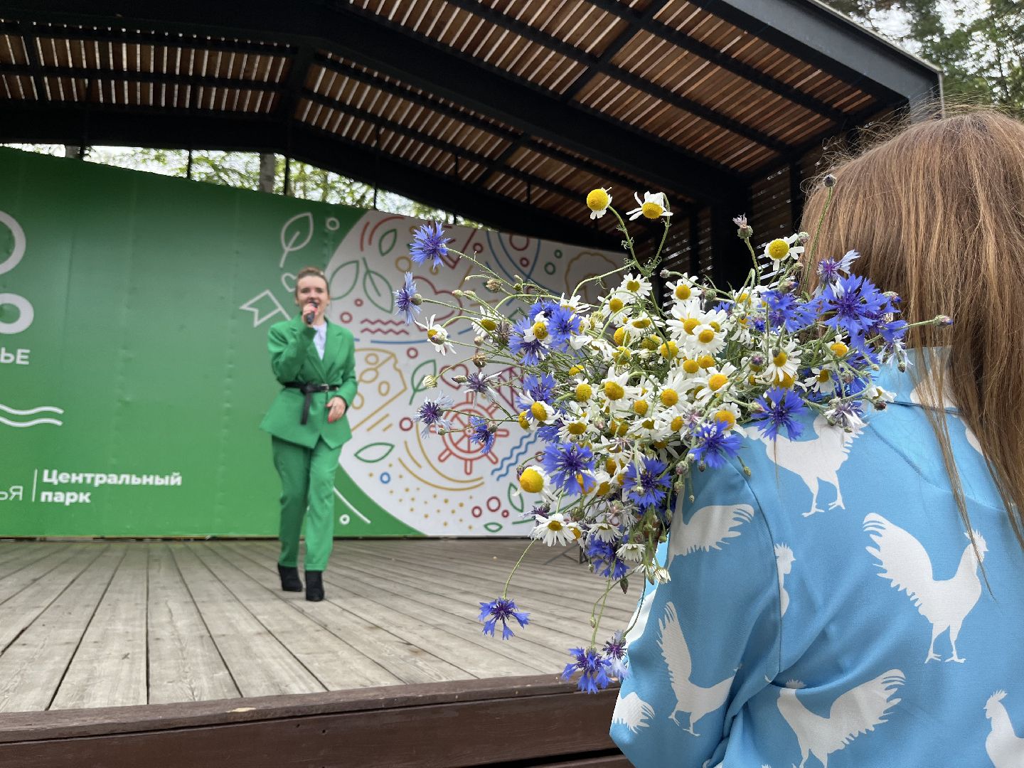 Наро-Фоминск, культура Подмосковья, парки Подмосковья, лето в Подмосковье, концерт, вокал