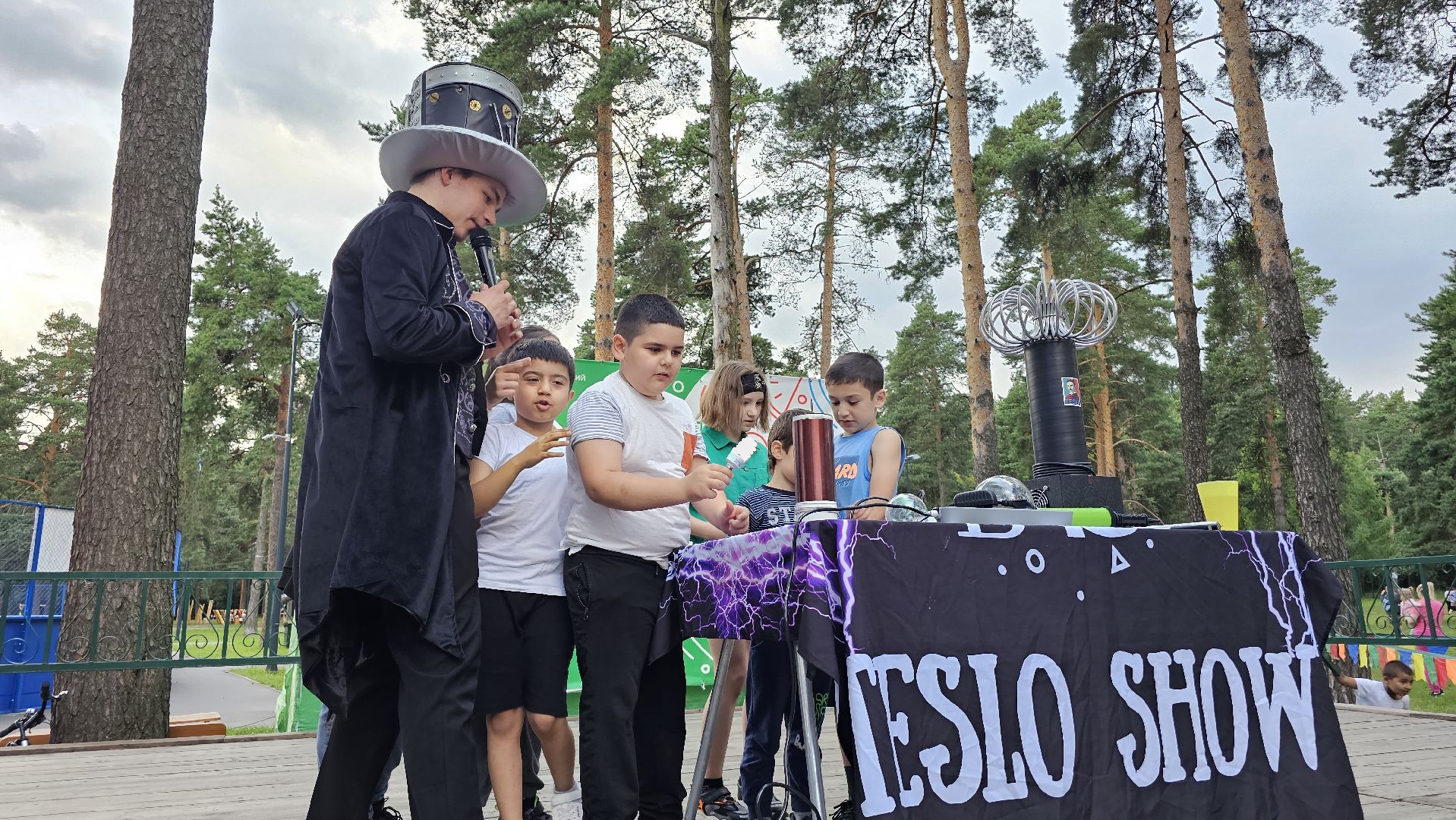 Ночь в парке, лето в Подмосковье, Котельники