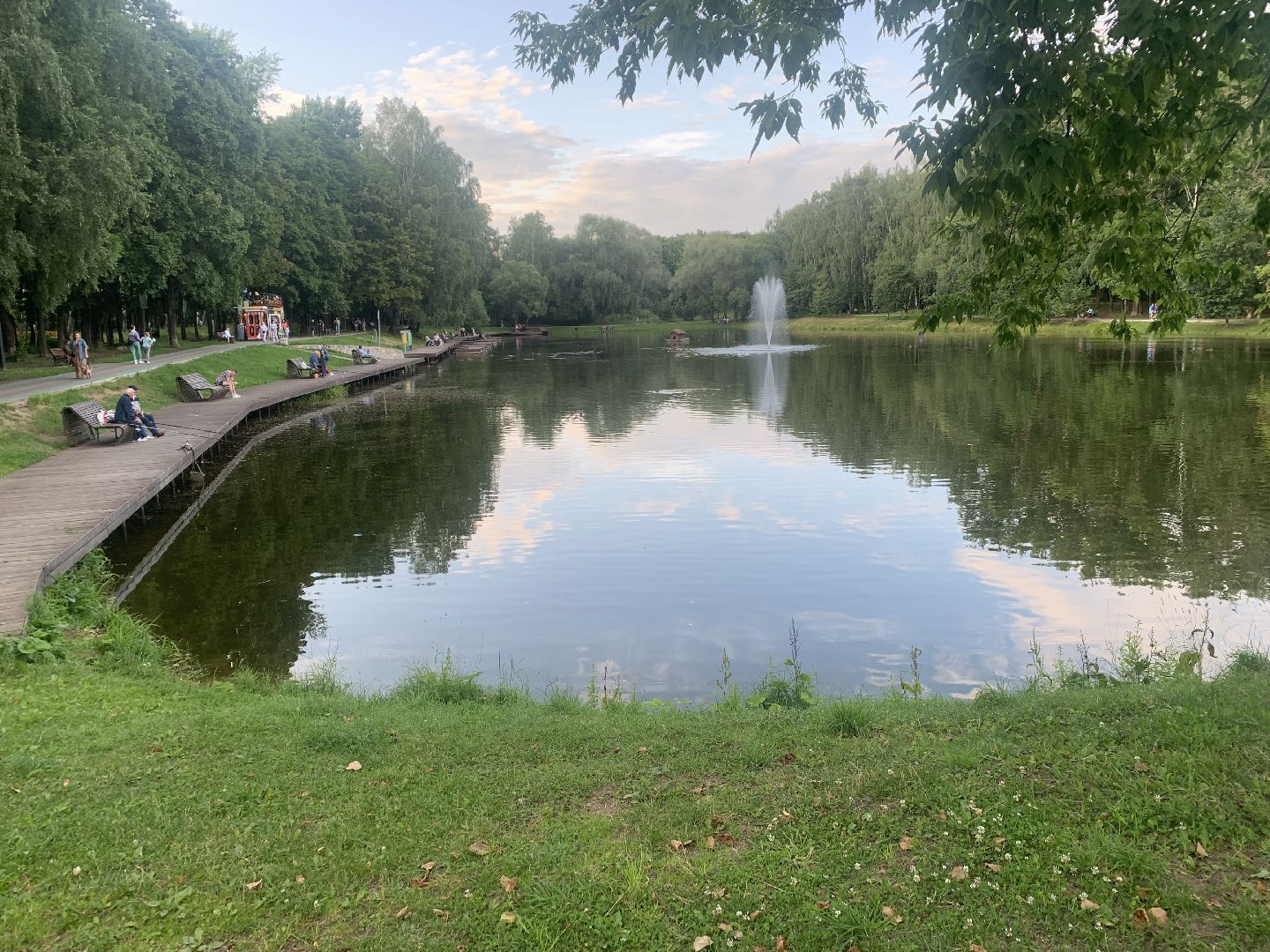 Творчество, художник, Красногорск, картина, парк, лето в подмосковье,