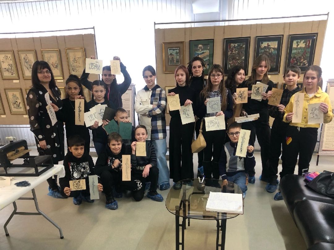 Серпухов, культура, гравюры, Япония