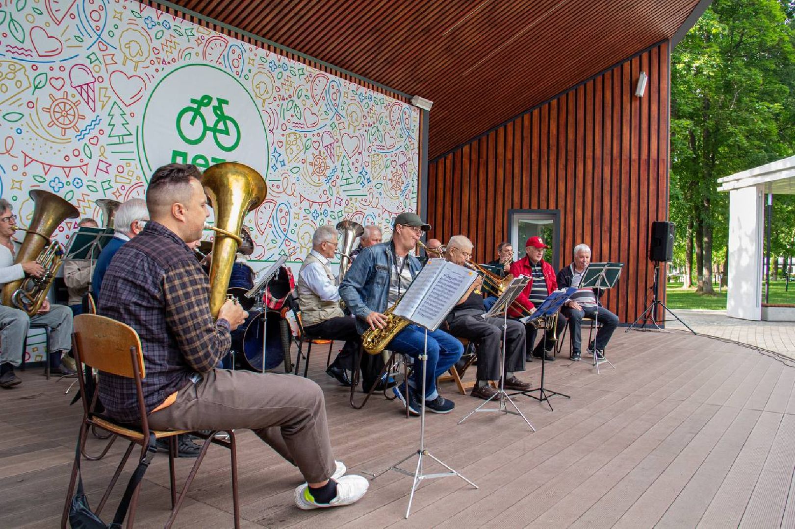 Подольск, парк, окрестр, концерт, отдых, музыка, танцы