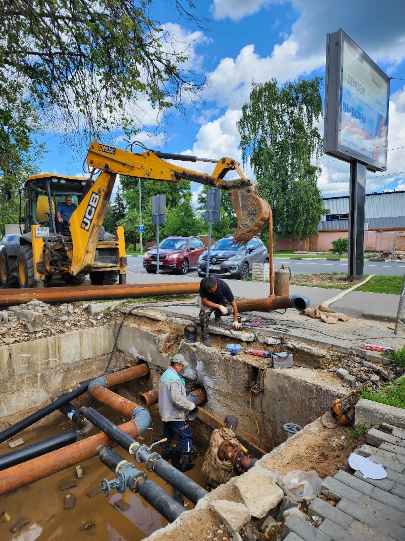 двор, ЖКХ, отопление, Пушкино