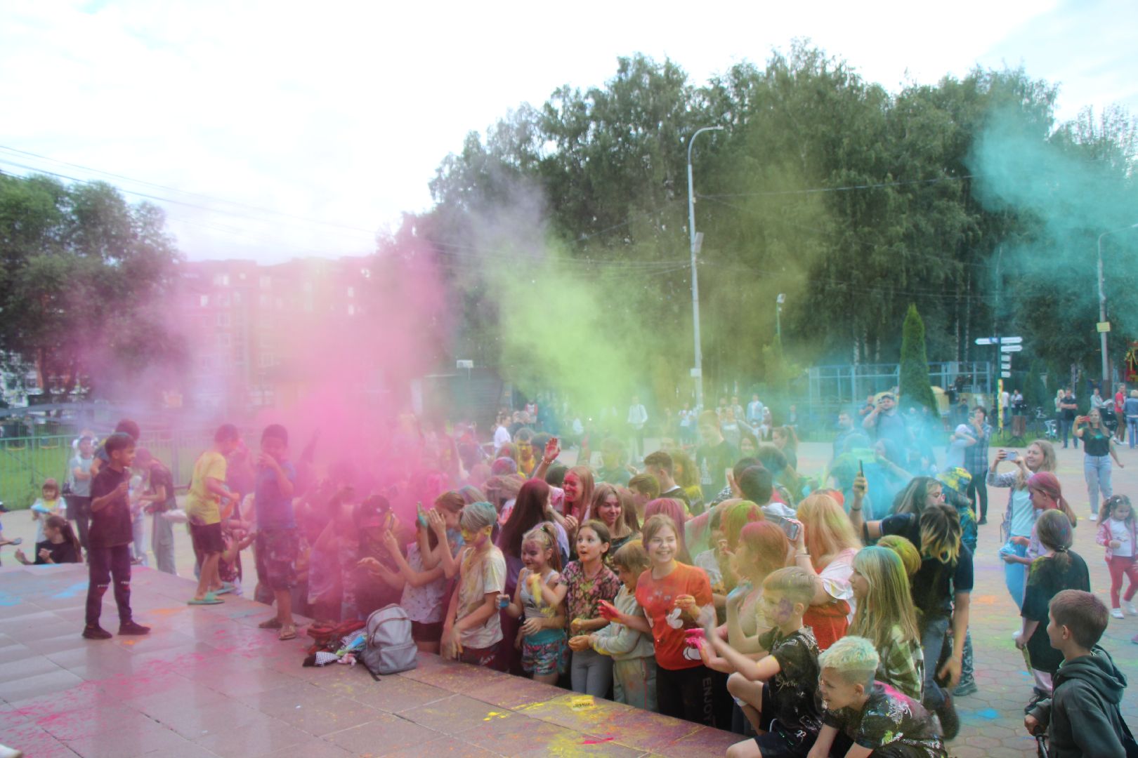 Лобня, акция, парк