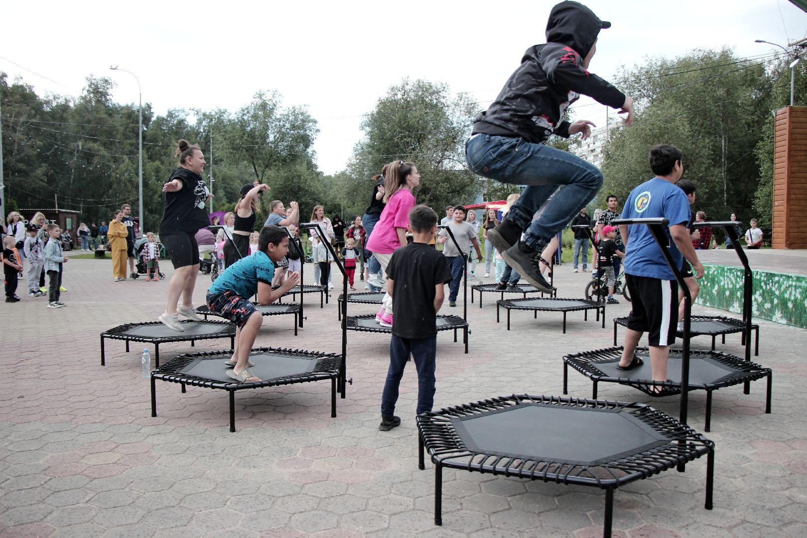 Лобня, акция, парк