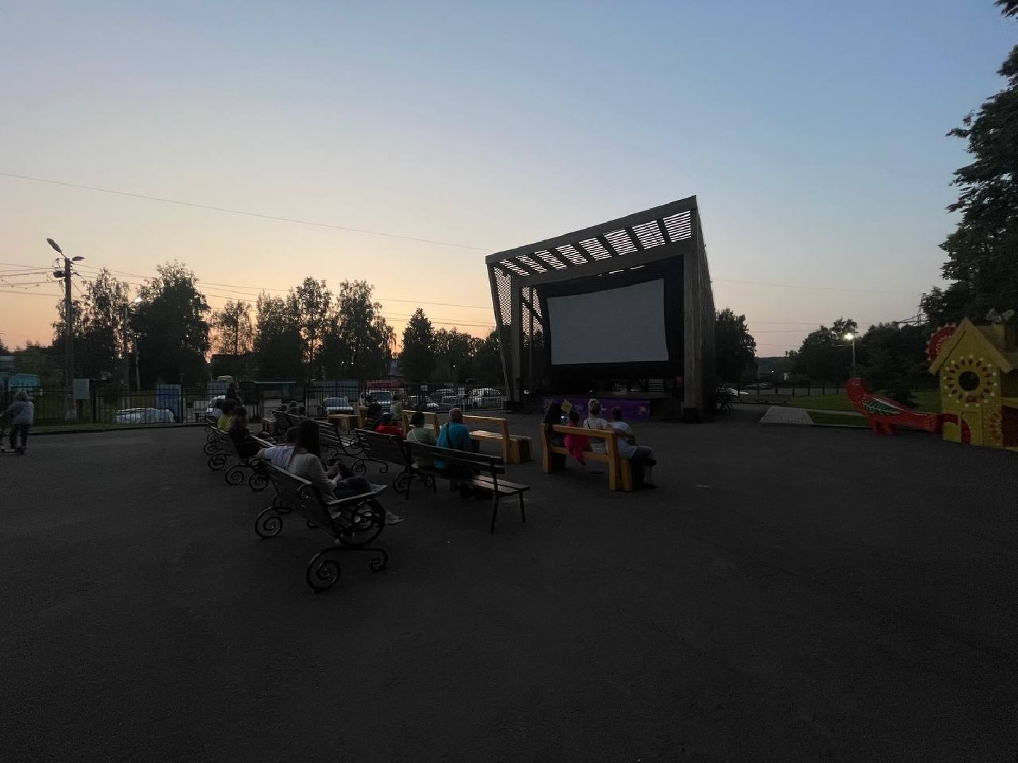 Сергиево-Посадский городской округ, Сергиев Посад, Парки, Кино в парках, Лето в Подмосковье, Кинопоказ