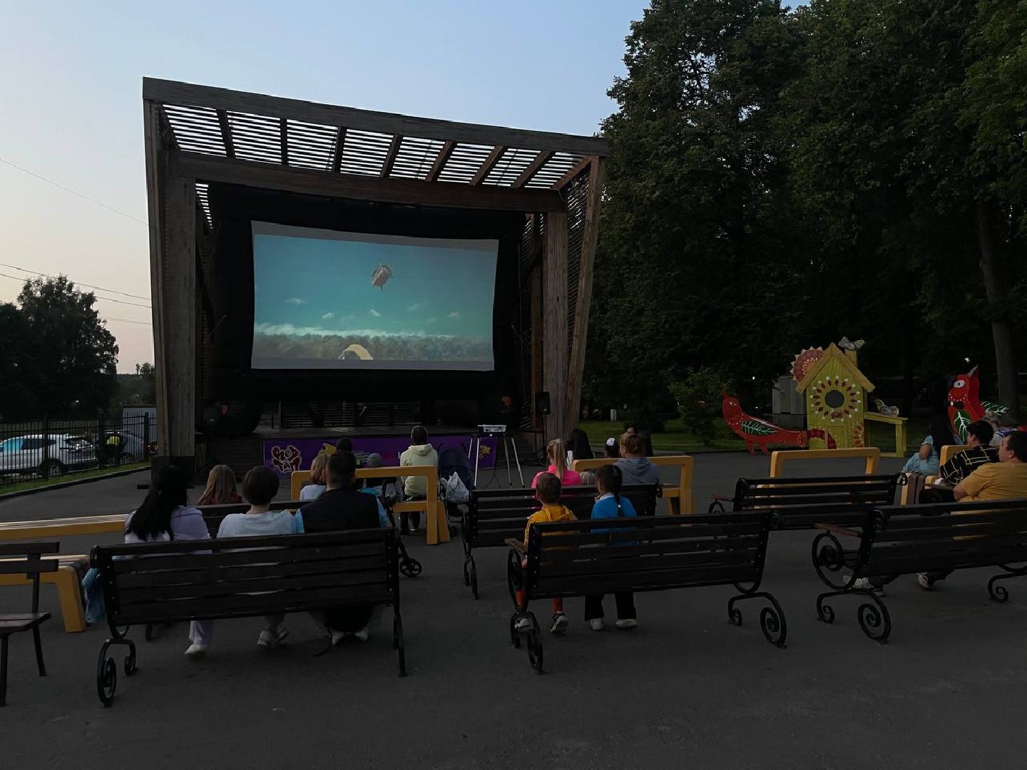Сергиево-Посадский городской округ, Сергиев Посад, Парки, Кино в парках, Лето в Подмосковье, Кинопоказ
