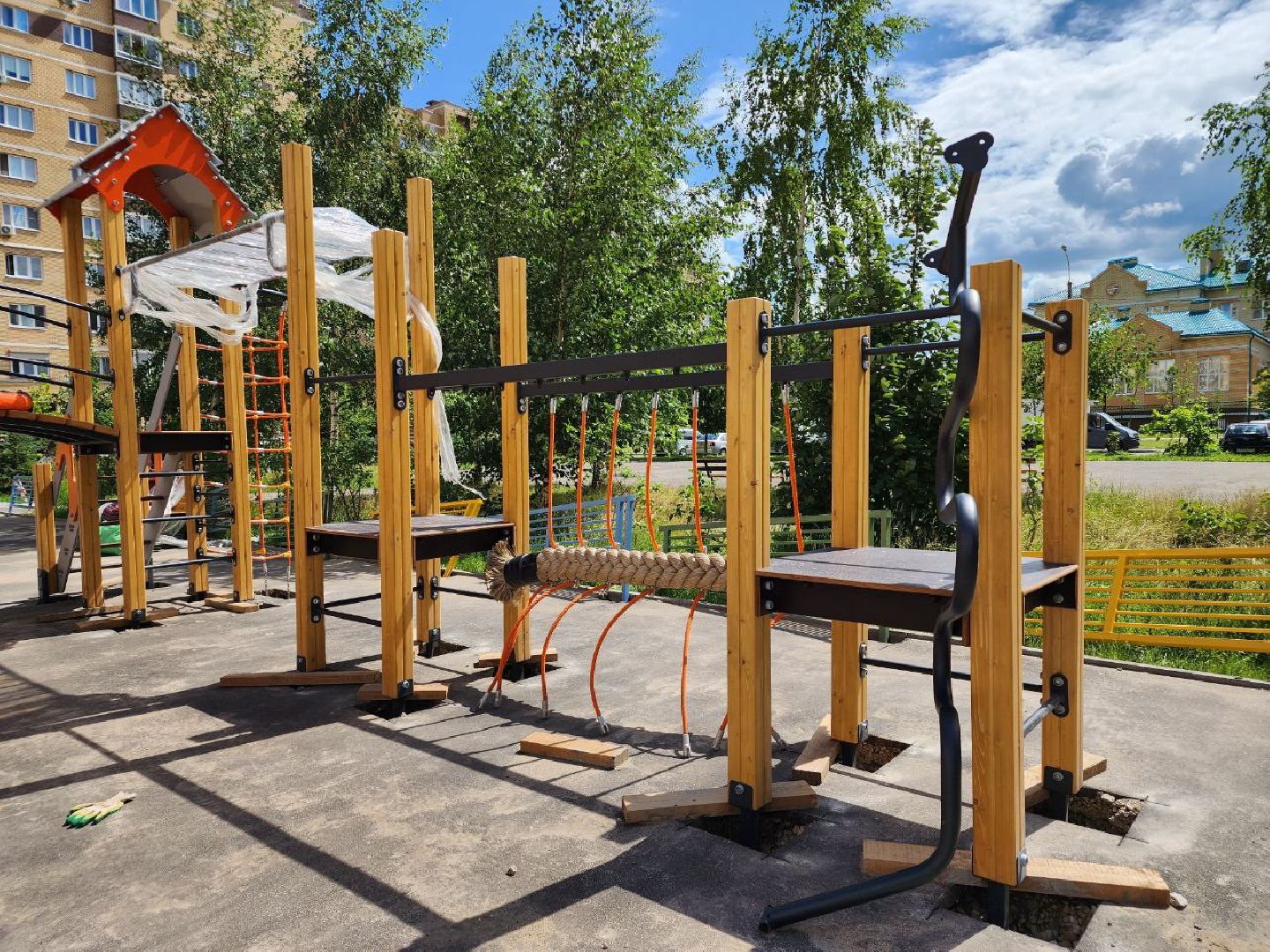 детская площадка, программа губернатора, дети, благоустройство, Лосино-Петровский