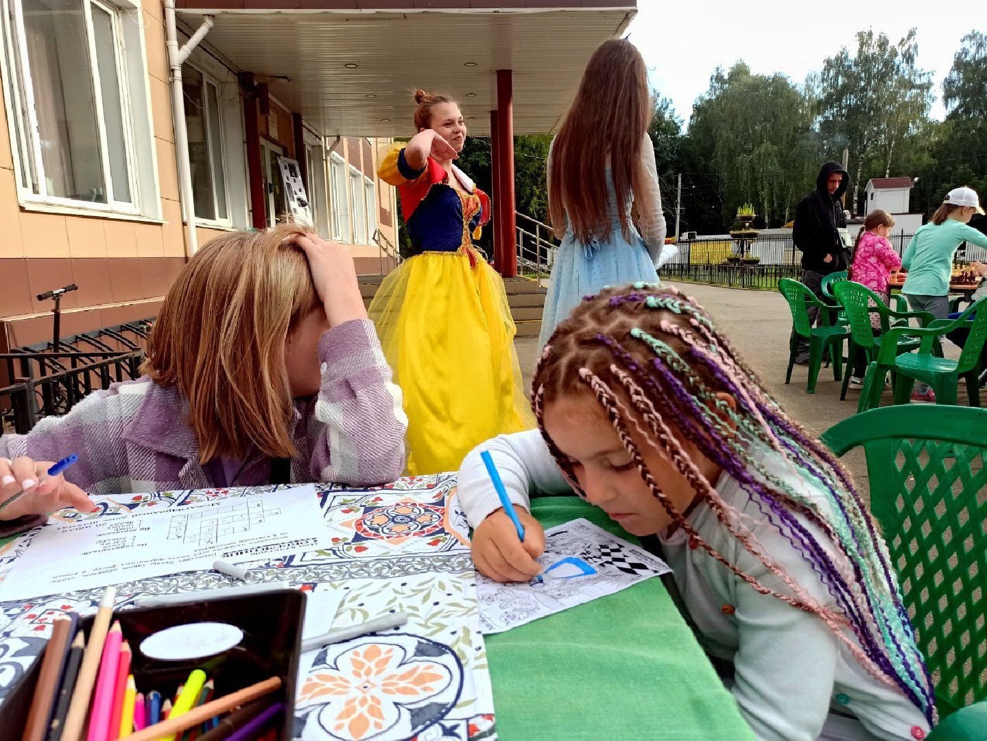 дети, лето в подмосковье, Пушкино