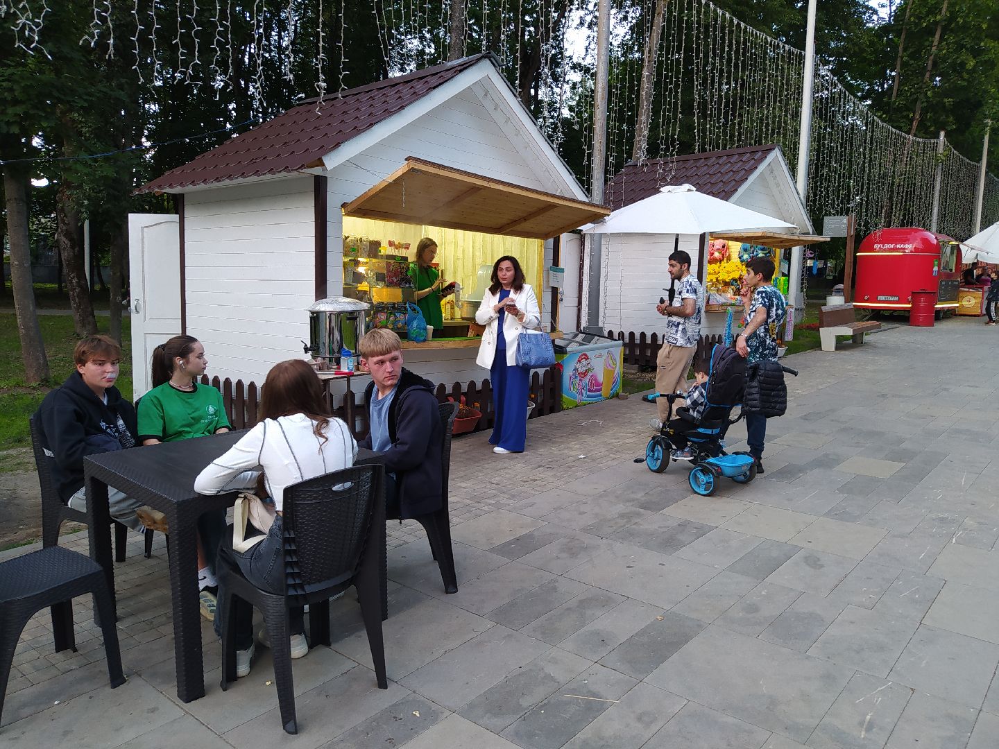 Истра, ярмарка, ночь, парк