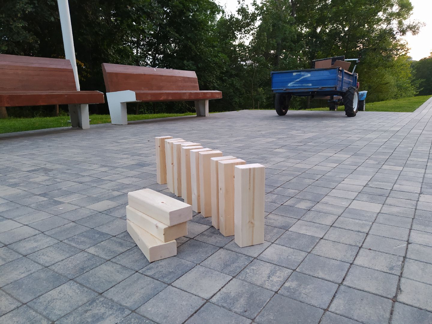 Истра, парк, дженга, ночь