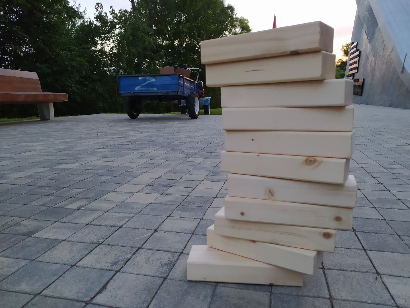 Истра, парк, дженга, ночь