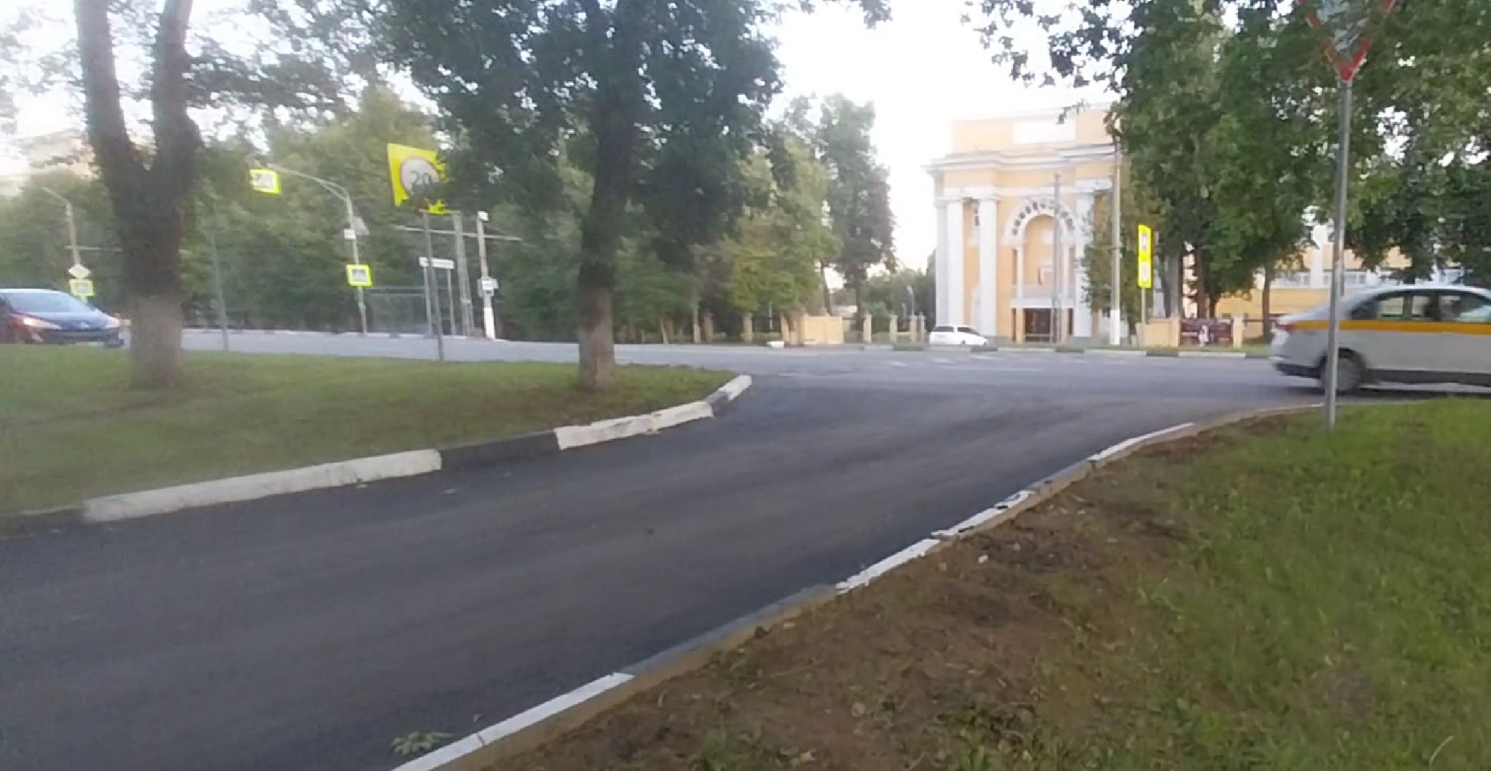 Коломна, дороги, новый асфальт