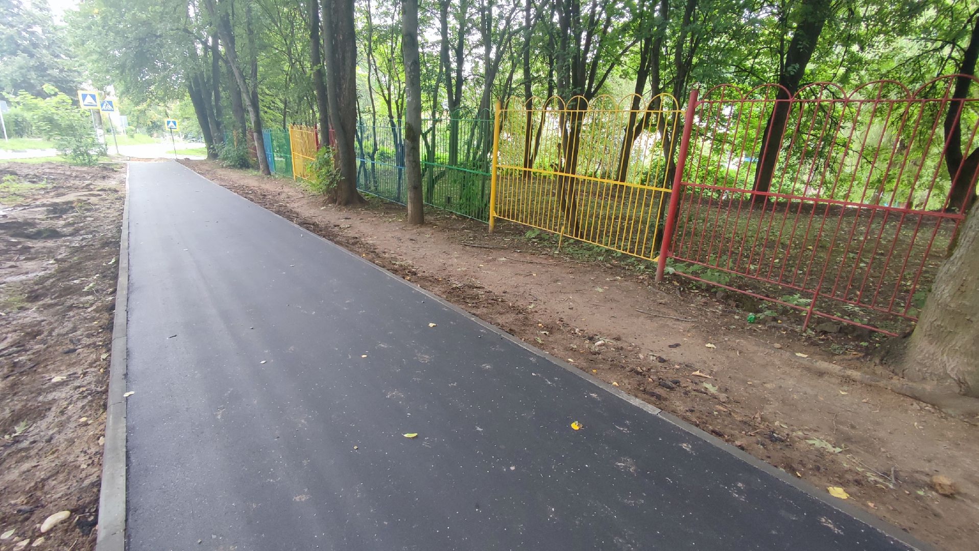 Кашира, народная тропа, пешком, благоустройство, тротуар