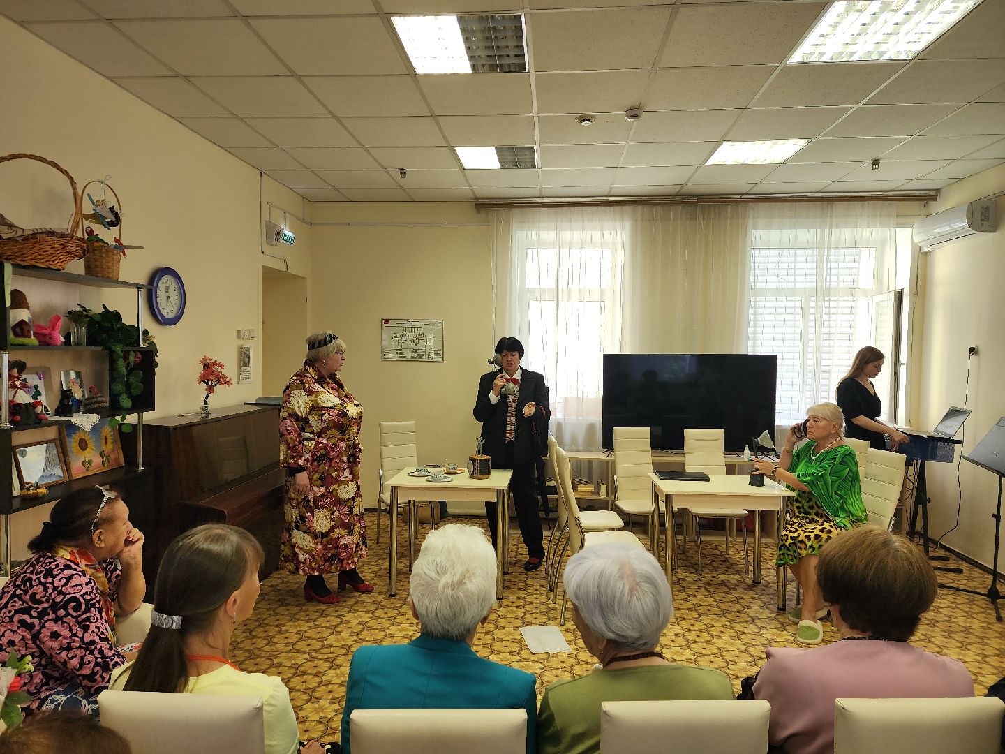 пенсионеры, концерт, доброе дело, Пушкино