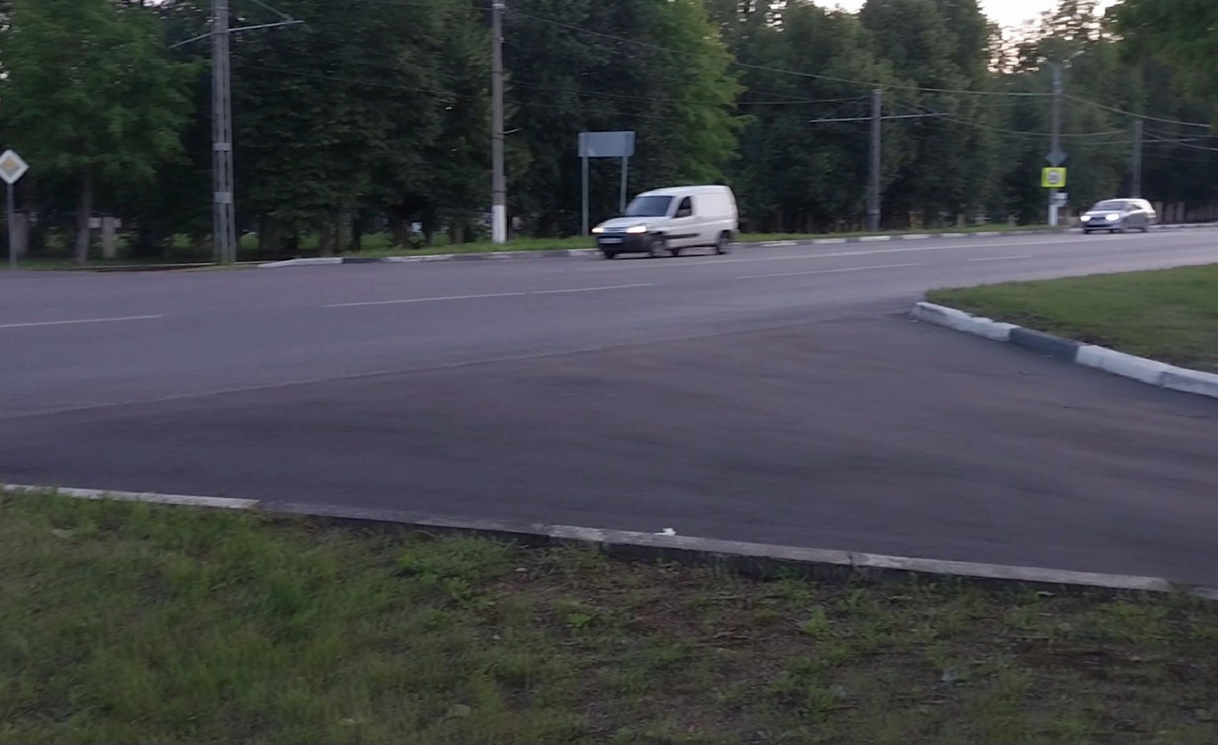 Коломна, дороги, новый асфальт