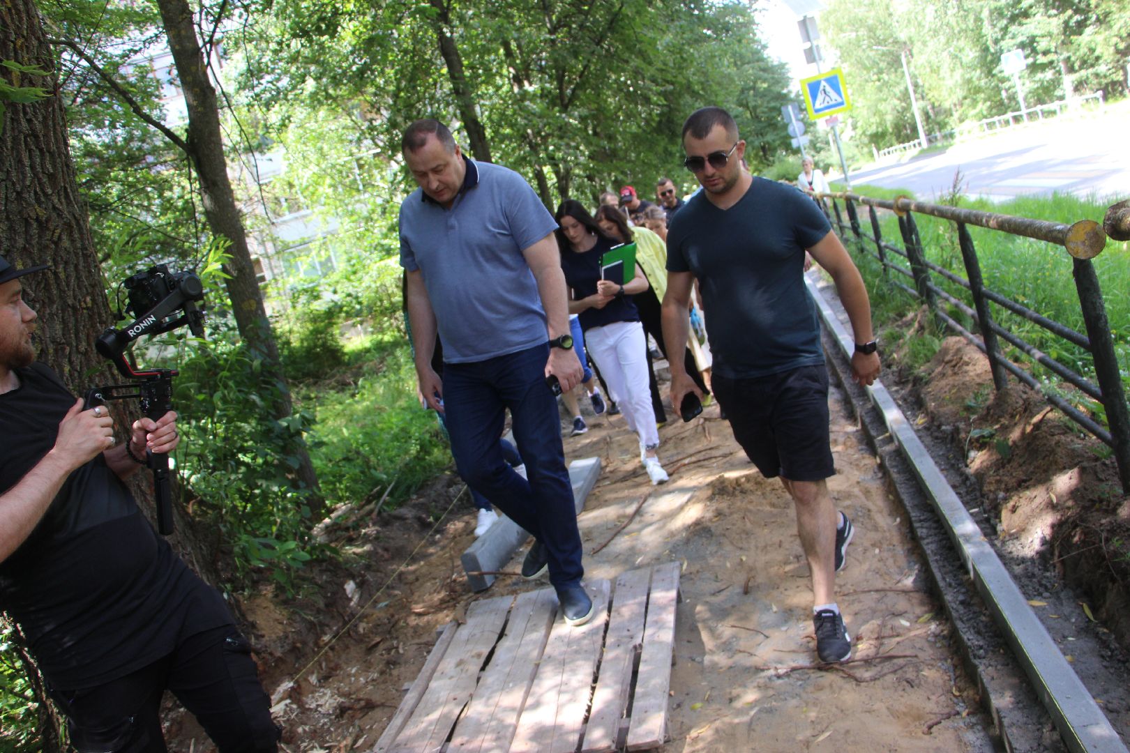 пешеходная магистраль, благоустройство, строительство, Протвино, Северный проезд