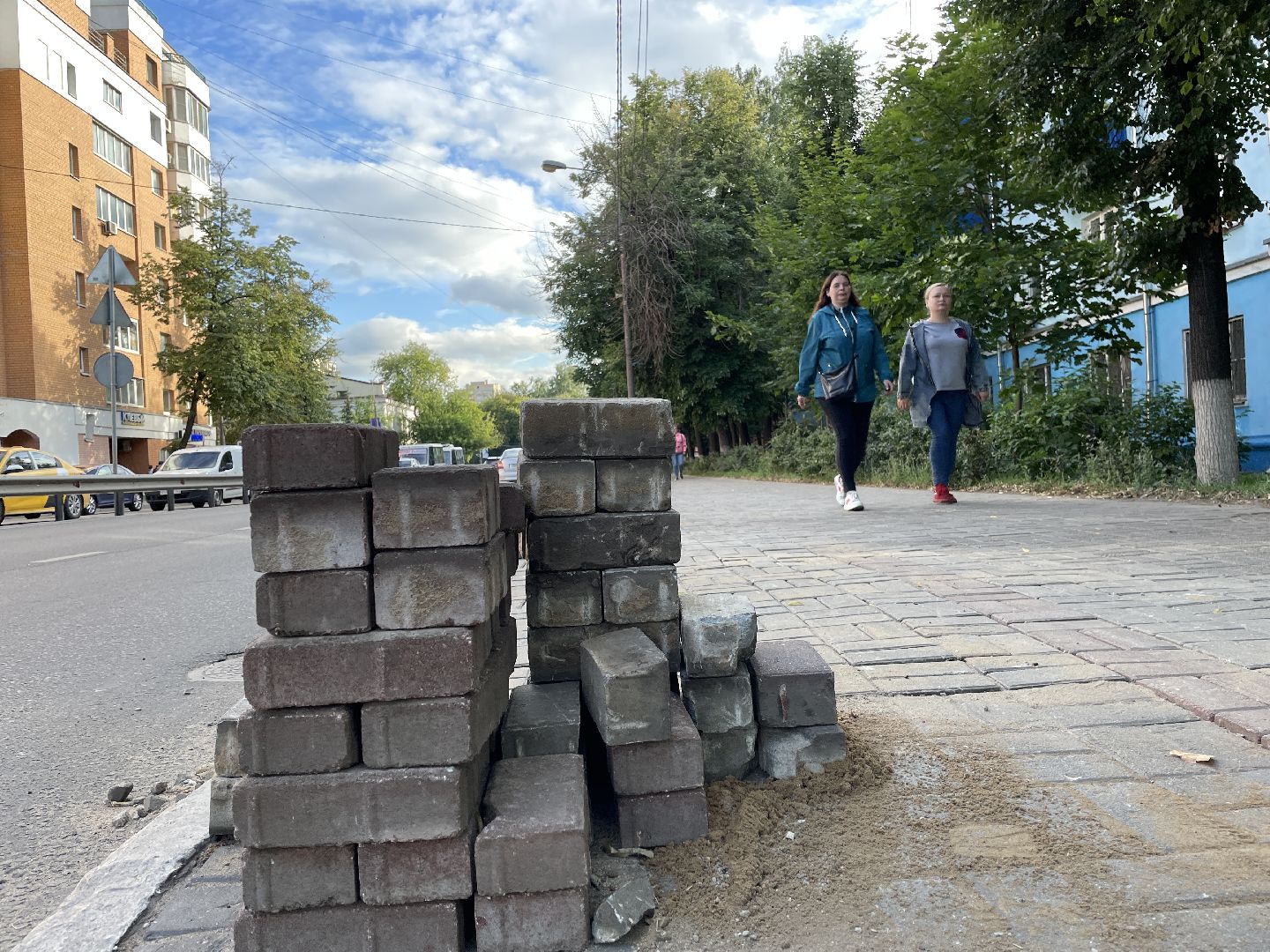 Дорога, тротуара, ремонт, Люберцы