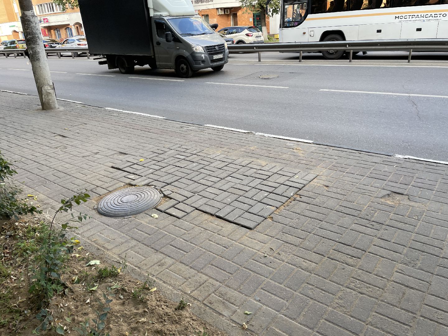 Дорога, тротуара, ремонт, Люберцы