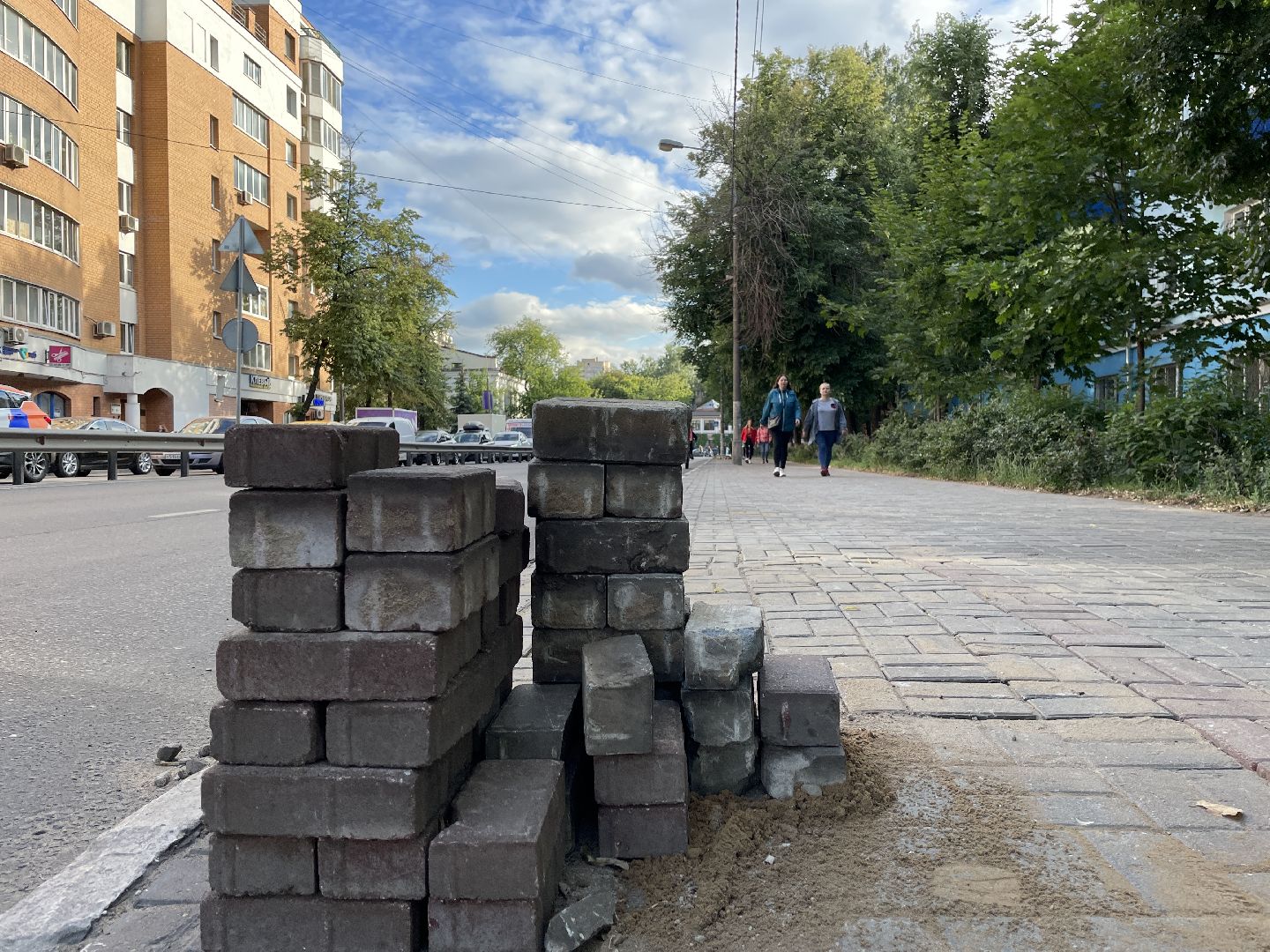 Дорога, тротуара, ремонт, Люберцы