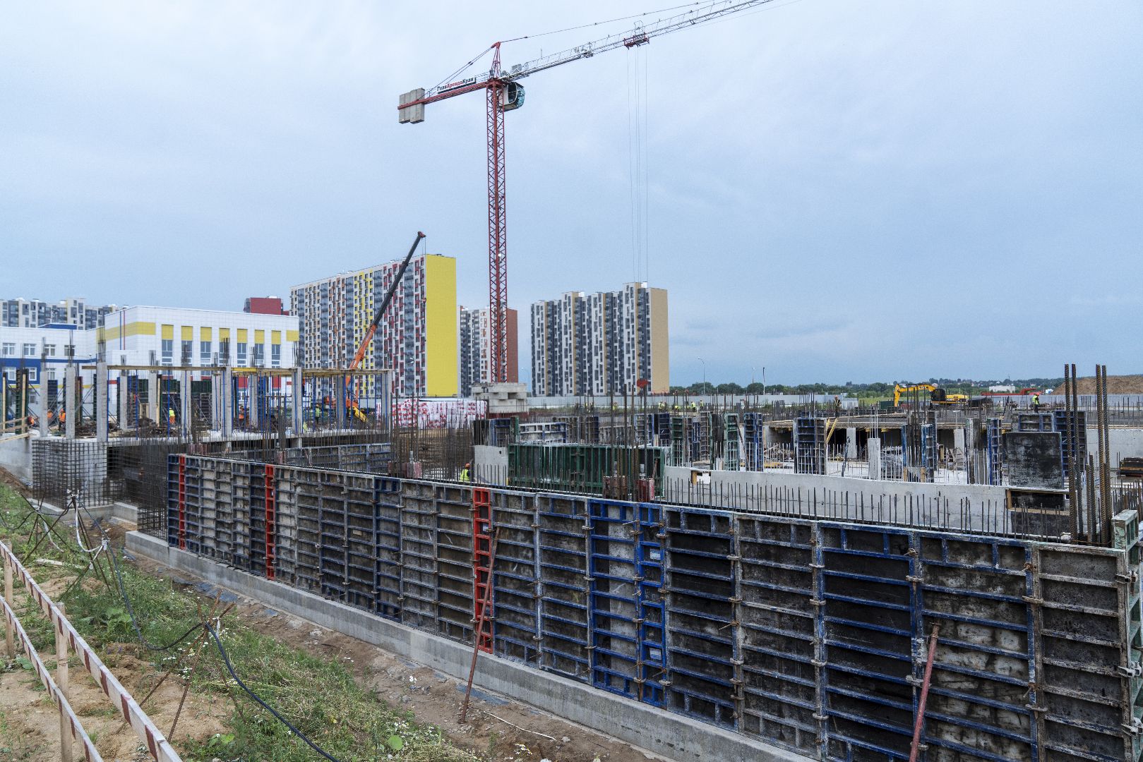 Мкр. Пахринский, новая школа, Домодедово