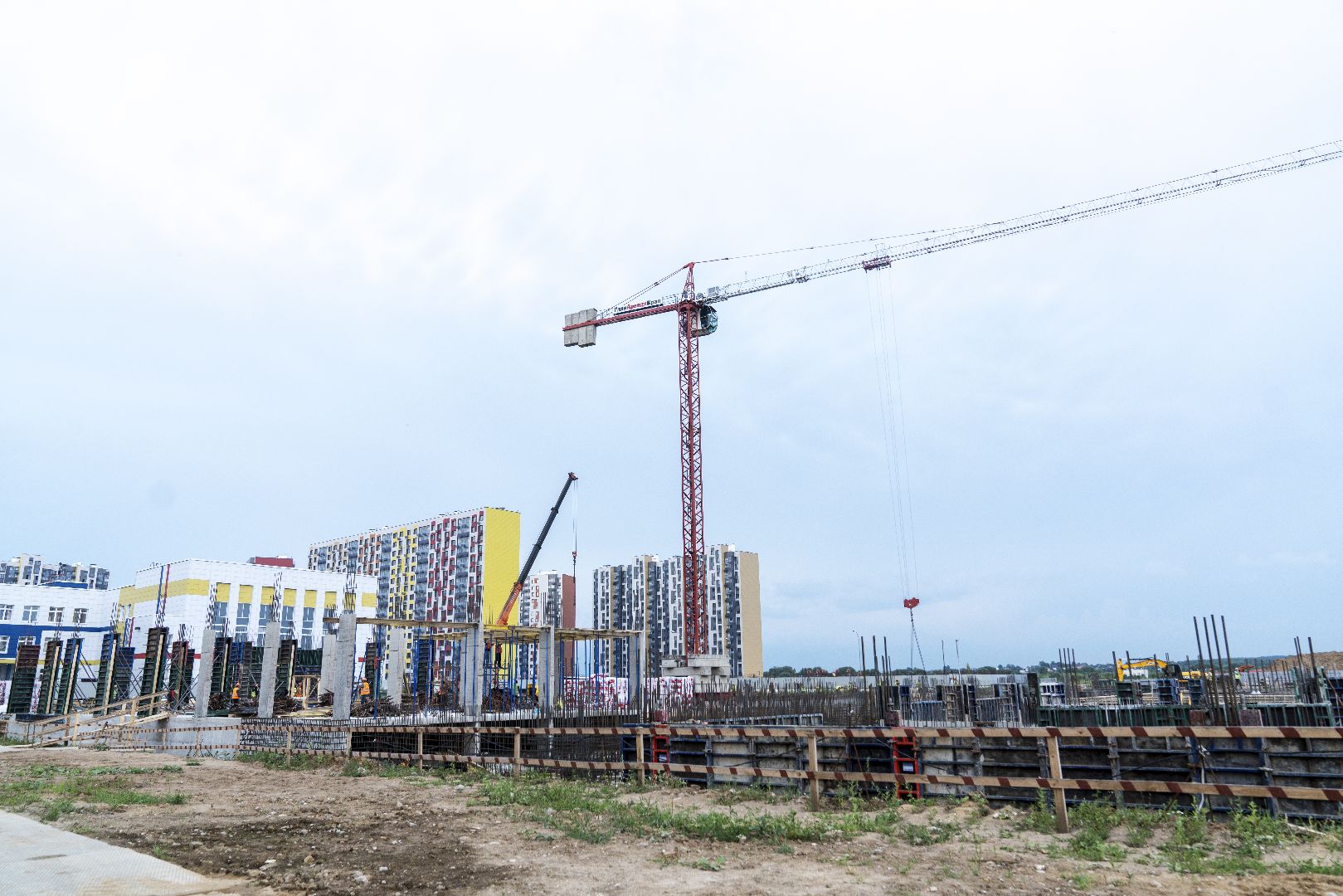 Мкр. Пахринский, новая школа, Домодедово