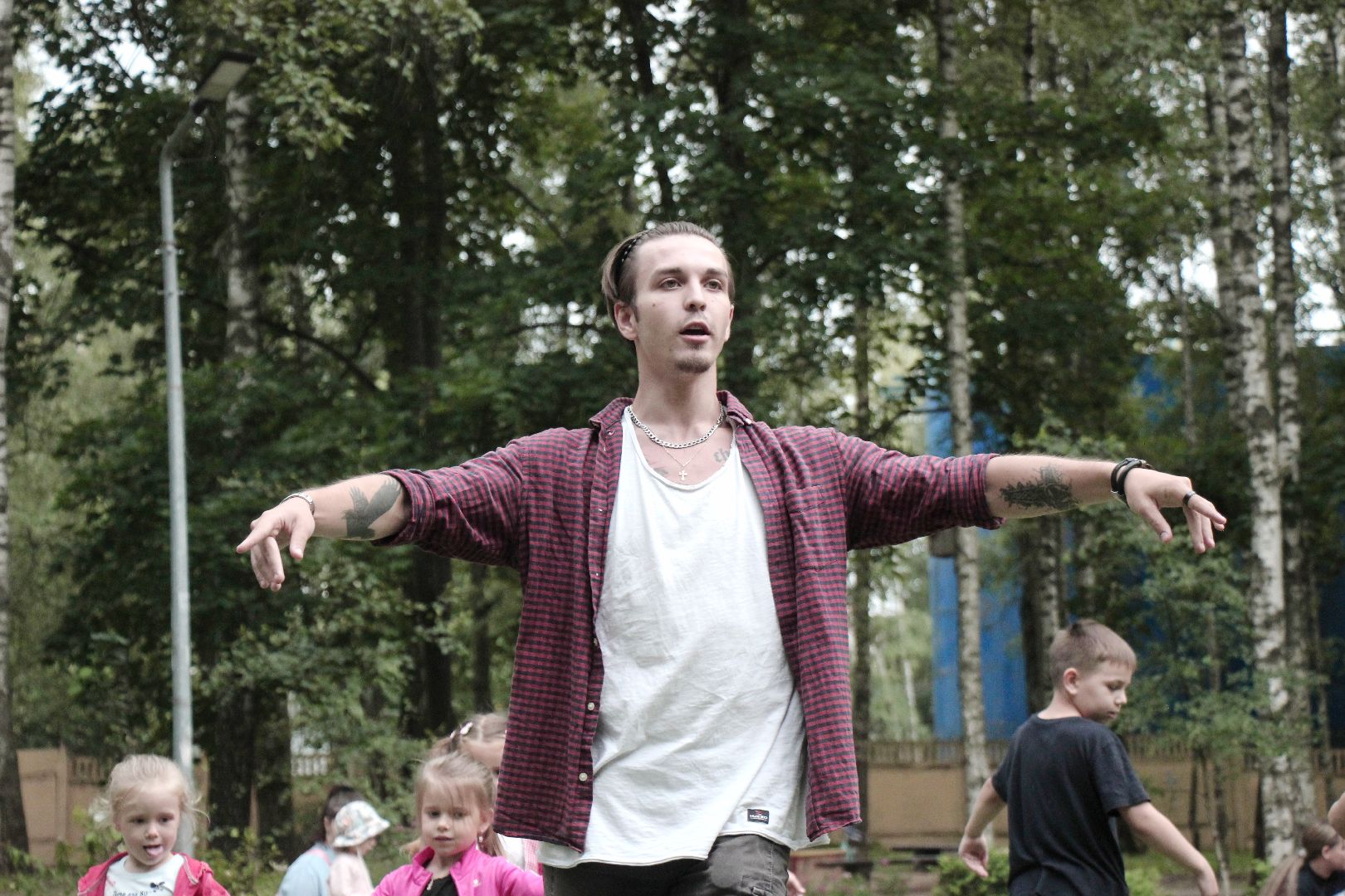 Лобня, парк, танцы