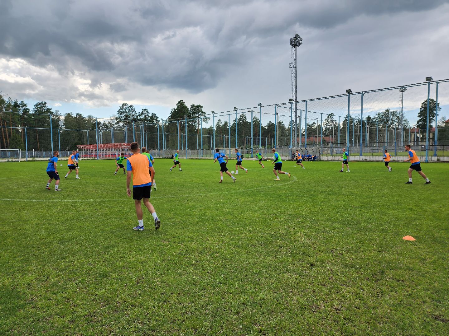 Раменское, спорт, ФК Леон Сатурн, предыгровая тренировка