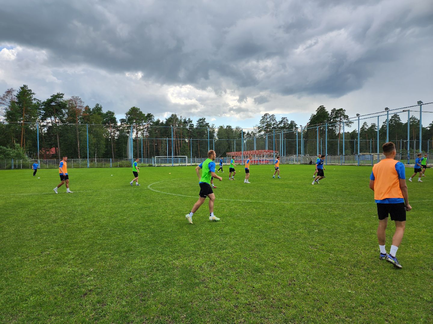 Раменское, спорт, ФК Леон Сатурн, предыгровая тренировка