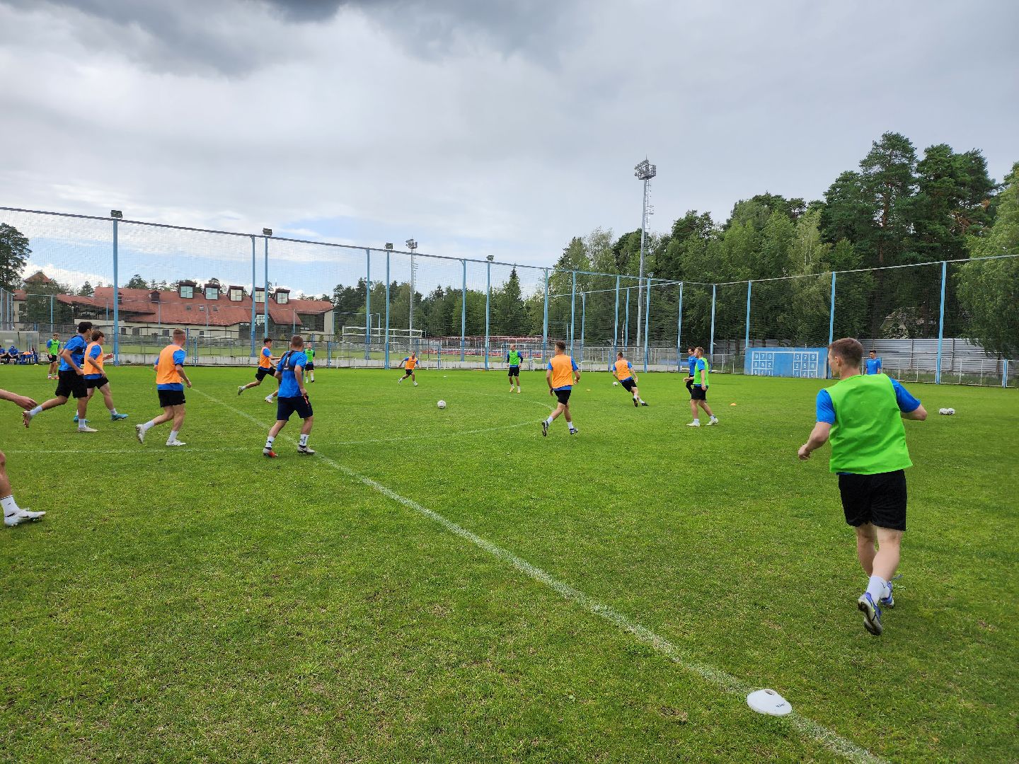 Раменское, спорт, ФК Леон Сатурн, предыгровая тренировка