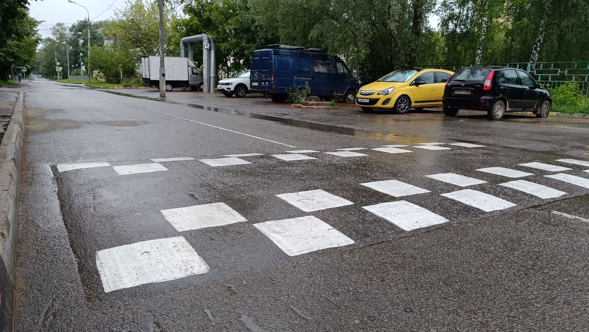 Лобня, дорога, переход