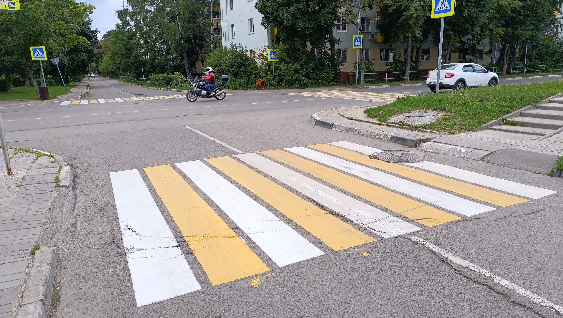 Лобня, дорога, переход