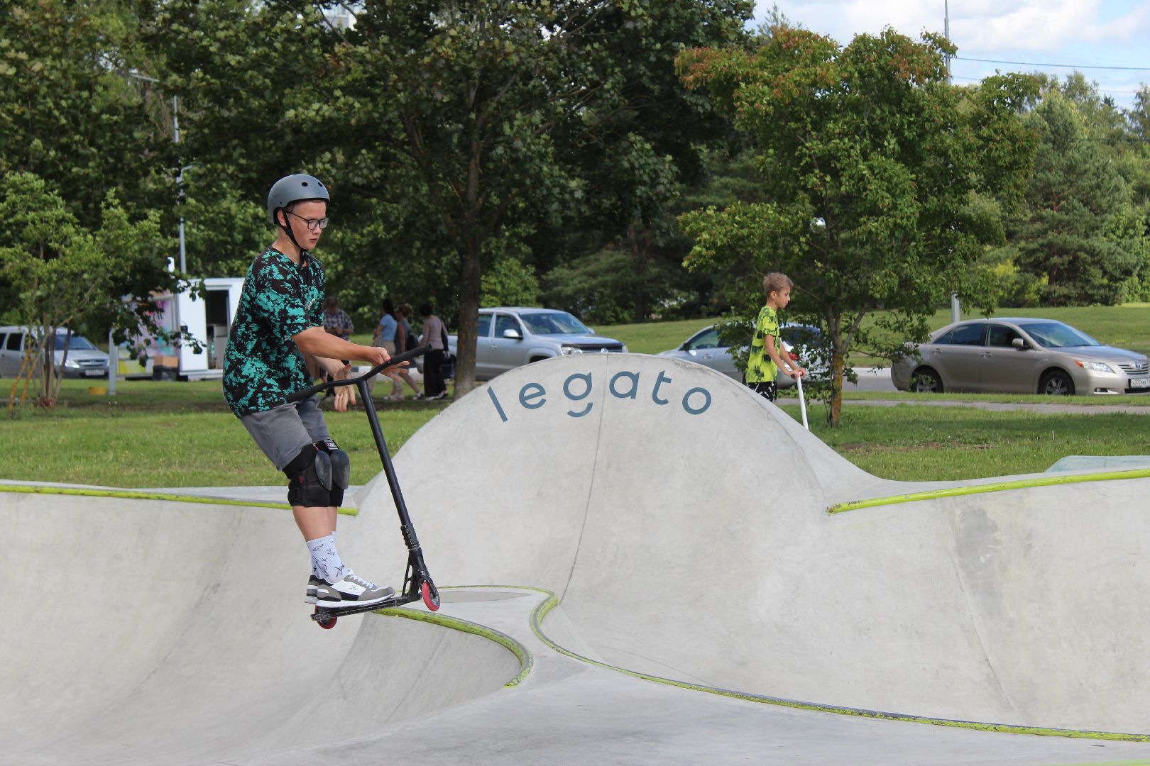 Скейт-парк, набережная, День города, Дубна