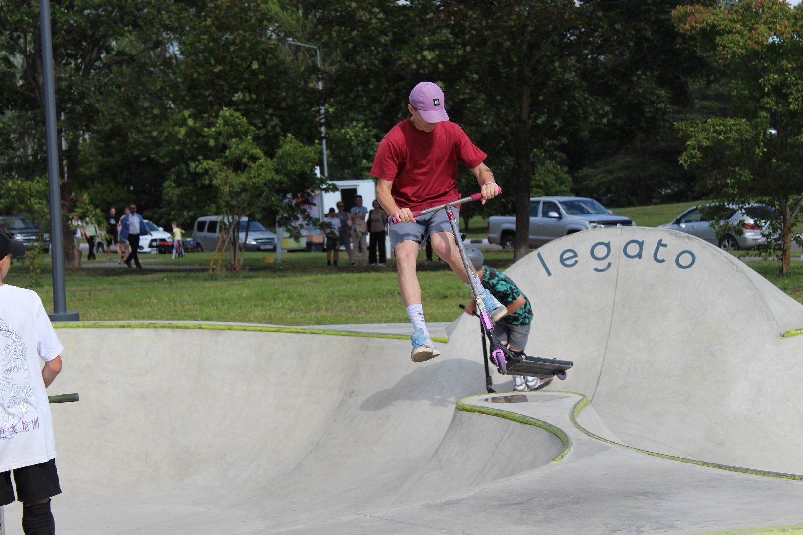 Скейт-парк, набережная, День города, Дубна