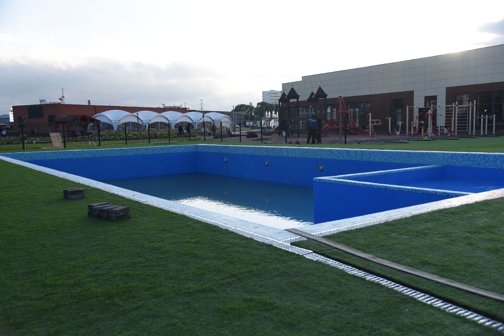 Химки, Сходня, парк, бассейн