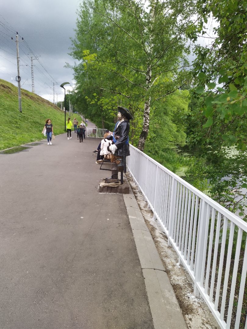 Долгопрудный, статуя, арт-обьект, пират, корсар