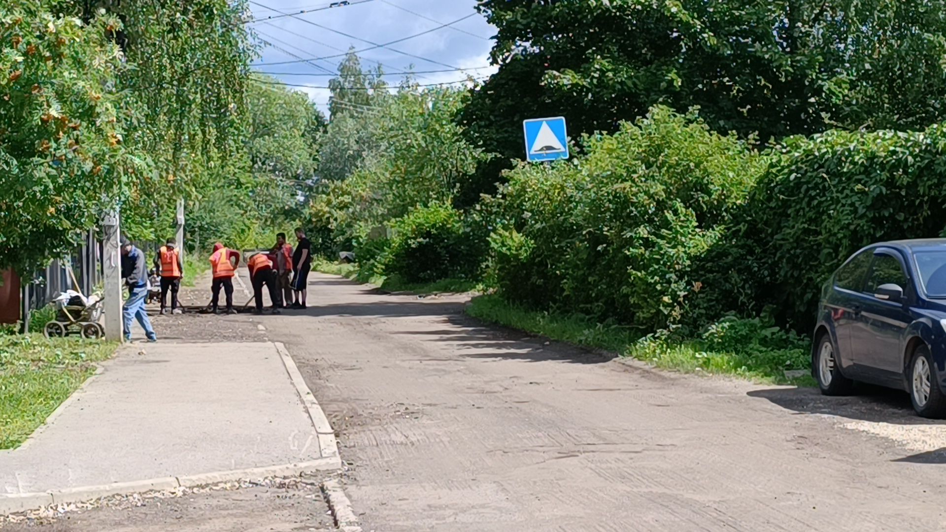 Лобня, дорога, школа