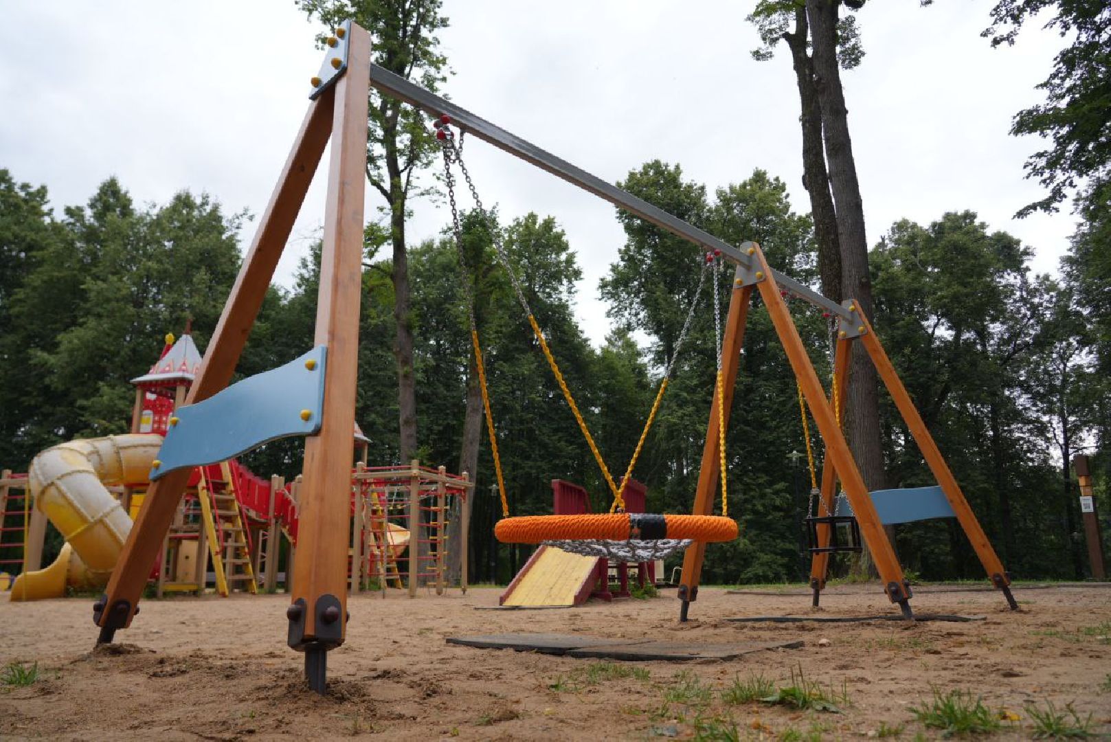 Сергиево-Посадский городской округ, Сергиев Посад, Парки, Детская площадка, Дети, Лето в Подмосковье, Дети, Перемены, Благоустройство