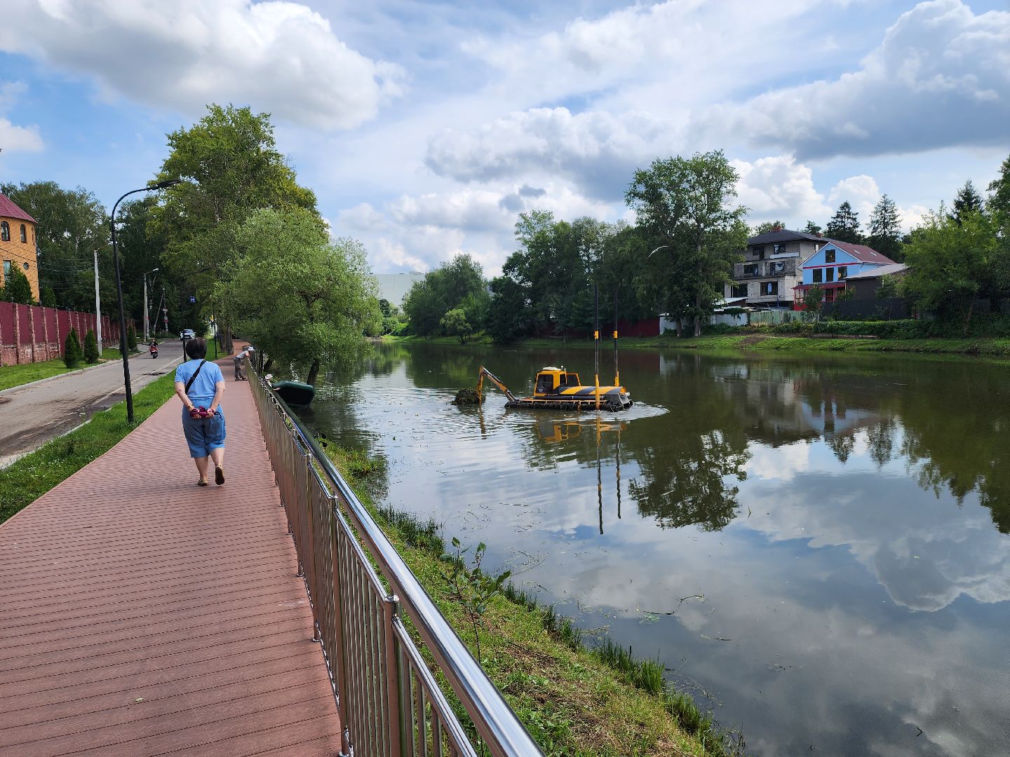 Одинцово, Немчиновский, пруд, очистка, экология, что прудов и озёр, Минэкологии, администрация, Акваберег,
