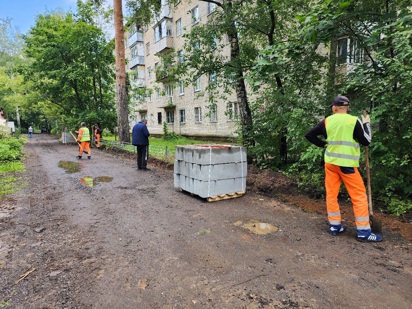 двор, доброе дело, Пушкино, ЖКХ