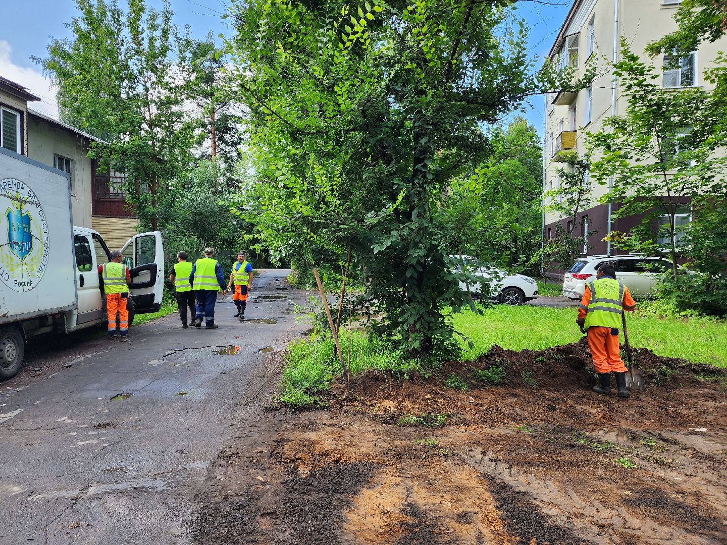 двор, доброе дело, Пушкино, ЖКХ