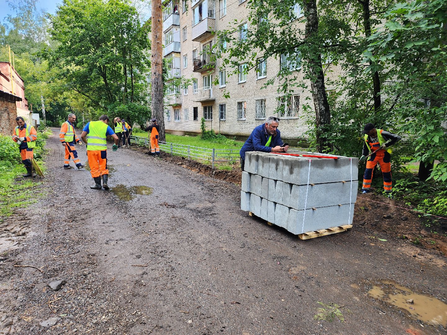 двор, доброе дело, Пушкино, ЖКХ
