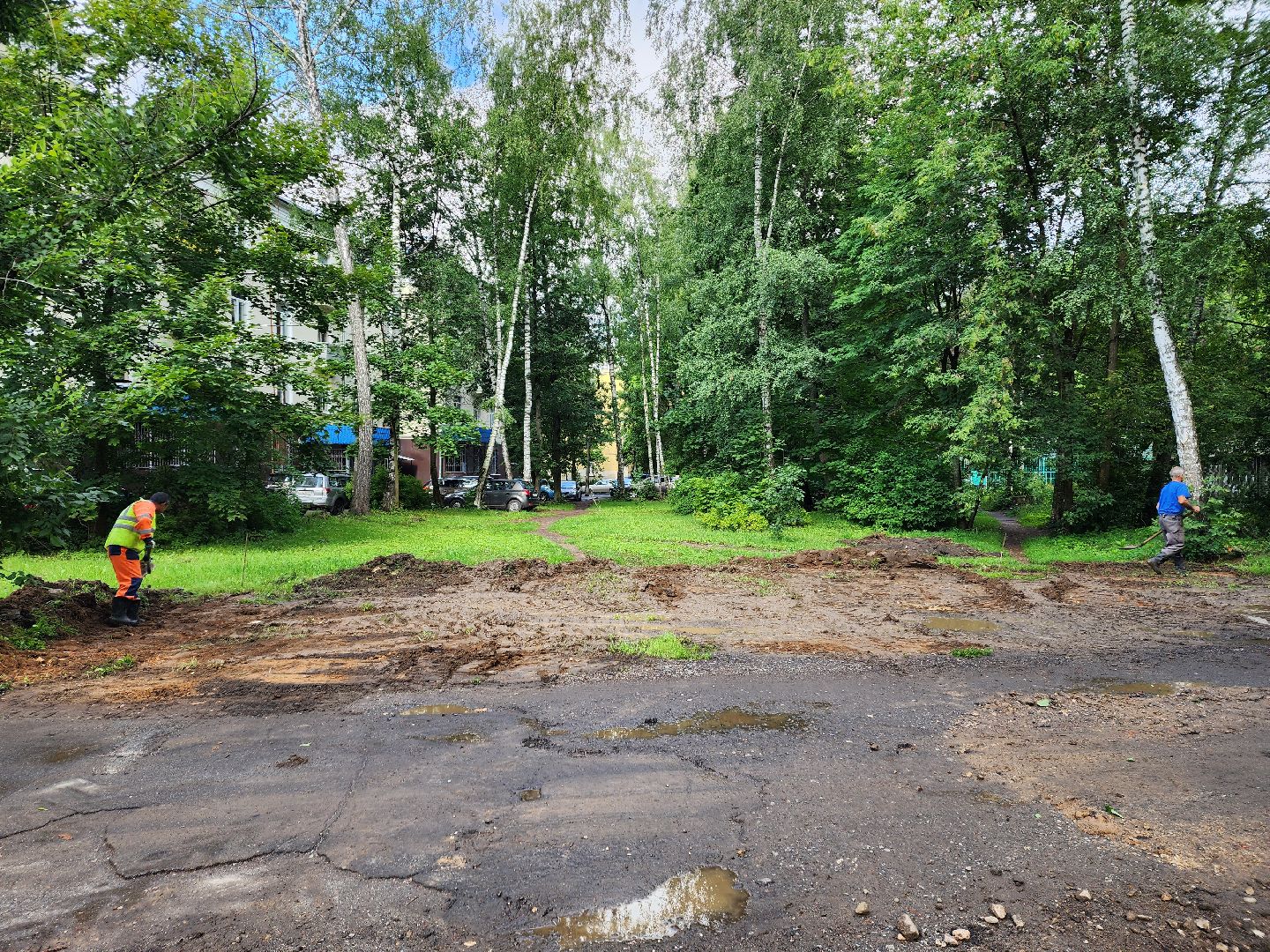 двор, доброе дело, Пушкино, ЖКХ