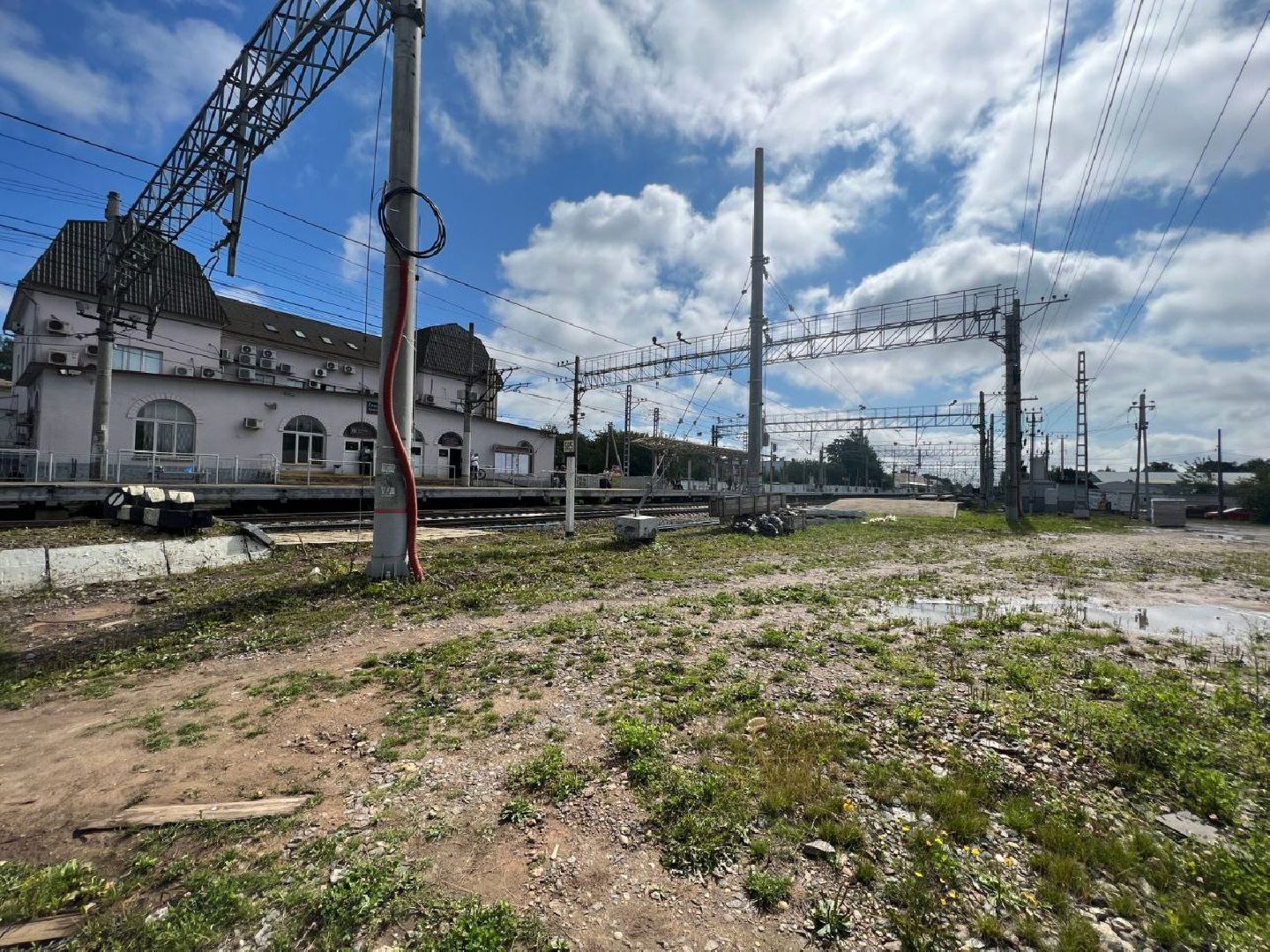 Солнечногорск, электричка, пожар, МЧС, спасатели