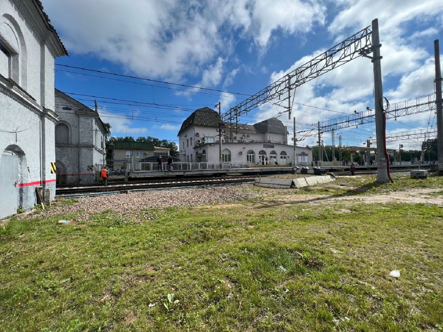 Солнечногорск, электричка, пожар, МЧС, спасатели