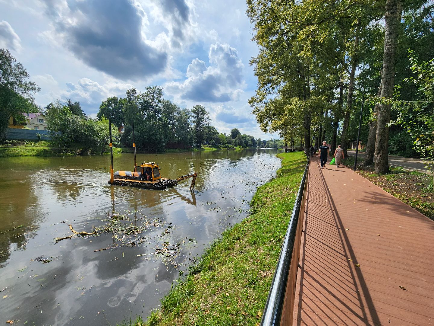 Одинцово, немчиновка, пруд, очистка, общество, рабочий, клевета, медицина,
